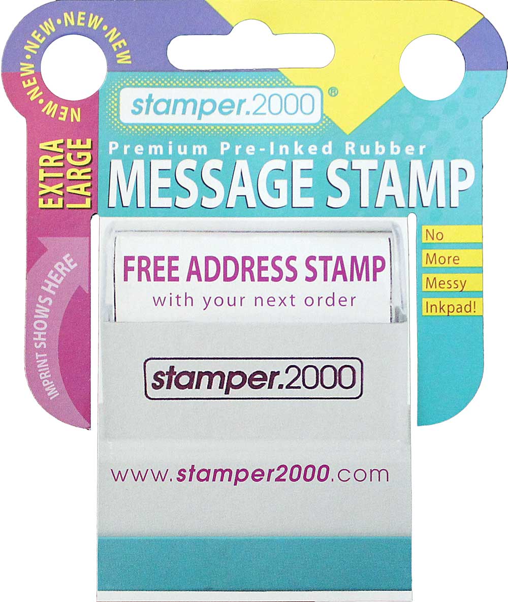 Custom rubber stamp packaging design
