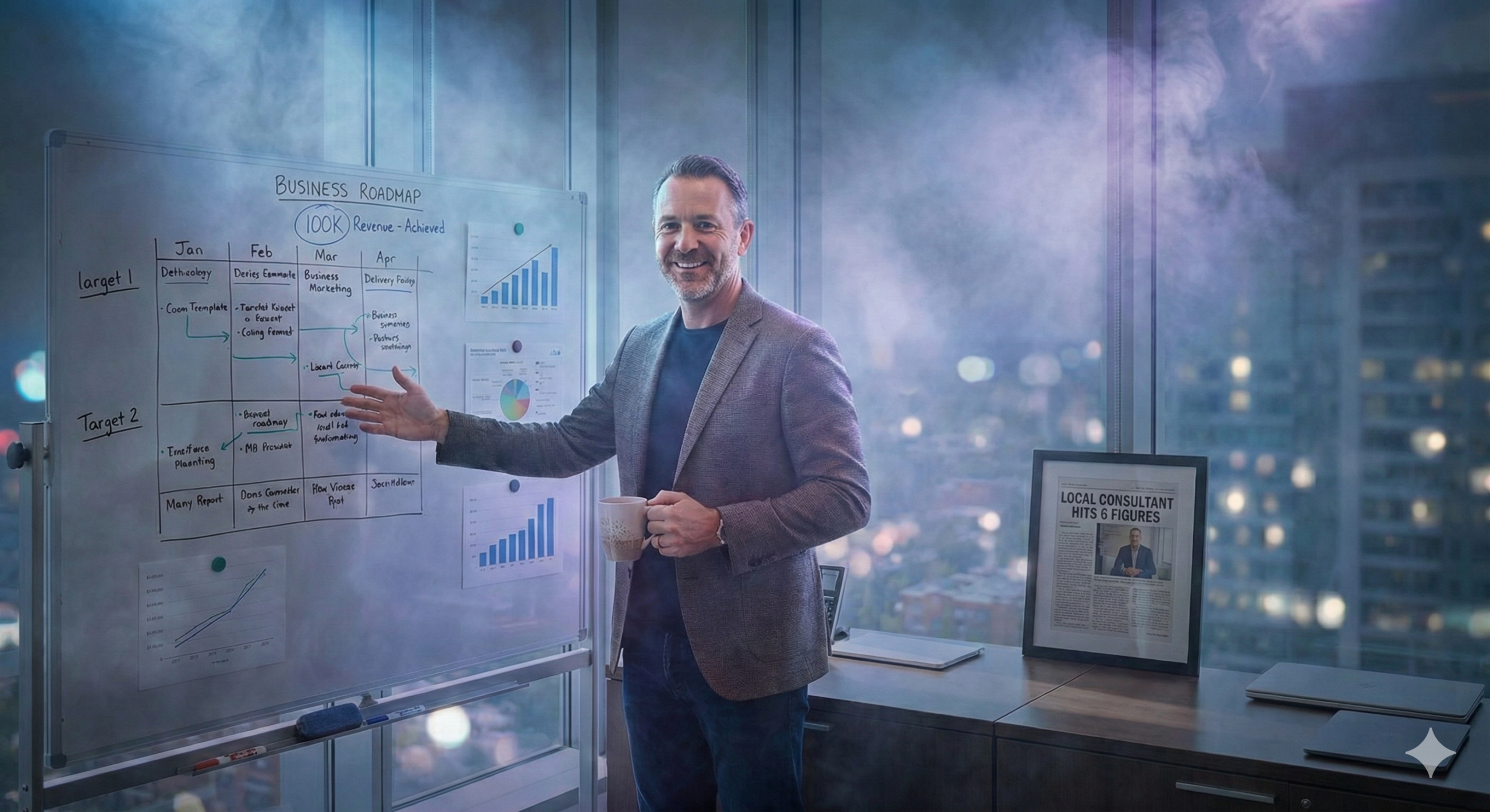 Digital marketing business plan built with AI